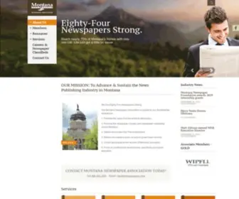 Mtnewspapers.com(Montana Newspaper Association) Screenshot