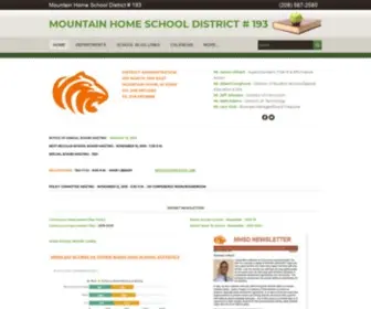 MTnhomesd.org(Mountain Home School District #193) Screenshot