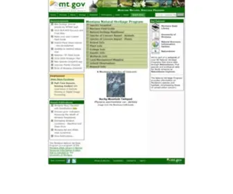 MTNHP.org(The Montana Natural Heritage Program) Screenshot