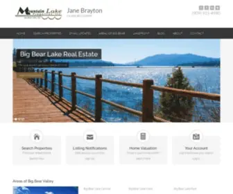 MTnlakeproperties.com(Real Estate for Big Bear) Screenshot