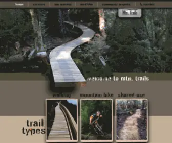 MTNtrails.com.au(Another fine website hosted by WebFaction) Screenshot