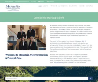 MTnviewcremation.com(MountainView Cremations) Screenshot