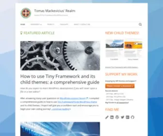 Mtomas.com(Tomas Mackevicius' Realm) Screenshot