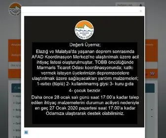 Mto.org.tr(Marmaris Ticaret Odas) Screenshot