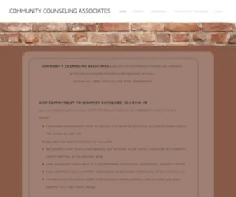 MTpleasantcounselors.com(COMMUNITY COUNSELING ASSOCIATES) Screenshot