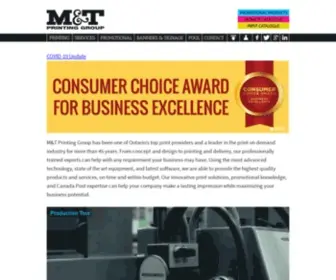 MTprint.com(M&T Printing Group) Screenshot