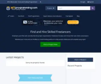 MTprogramming.com(MT4 Programming with Metatrader MQL4 Programmers) Screenshot