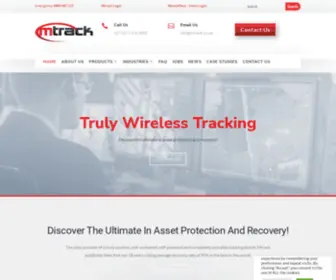 Mtrack.co.za(The Ultimate In Asset Protection And Recovery) Screenshot