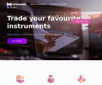 Mtrading.com(Trade Forex) Screenshot