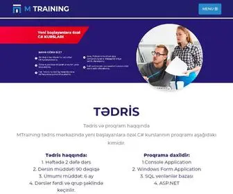 Mtraining.az(Öyrənməyin doğru ünvanı) Screenshot