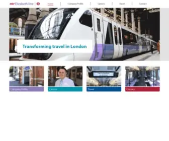 MTRcrossrail.co.uk(MTR Crossrail) Screenshot