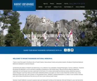 Mtrushmorenationalmemorial.com(Mount Rushmore National Memorial) Screenshot