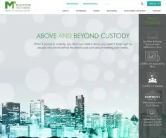 Mtrustcompany.com(Millennium Trust) Screenshot