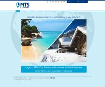 MTscitybreaks.eu(MTS TOURISM SOLUTIONS SA) Screenshot