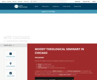 MTS.edu(Moody Bible Institute) Screenshot