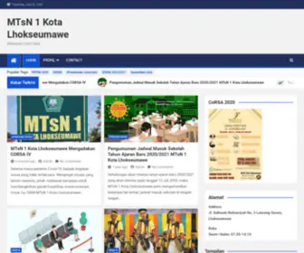 MTSN1Lhokseumawe.com(MTsN 1 Kota Lhokseumawe) Screenshot