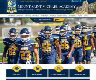 MTStmichael.org(Mount Saint Michael Academy) Screenshot