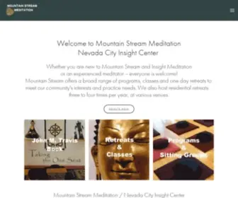 MTStream.org(Mountain Stream Meditation) Screenshot