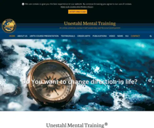 MTsweden.com(Train your mind with Unestahl Mental Training) Screenshot