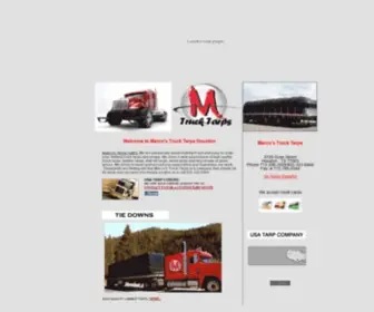 Mttarps.com(Marco's Truck Tarps) Screenshot