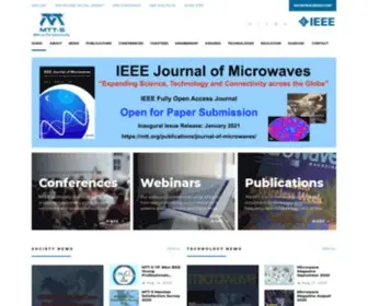 MTT.org(The Microwave Theory and Technology Society · IEEE Xplore Digital Library (link is external)) Screenshot