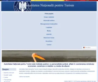 Mturism.ro(Ministerul Dezvoltarii Regionale si Administratiei Publice) Screenshot