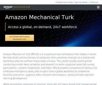 Mturk.com(Amazon Mechanical Turk) Screenshot
