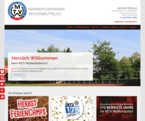 MTV-Wolfenbuettel.de(Neuigkeiten vom MTV Wolfenbüttel) Screenshot