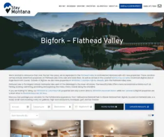 Mtvacationrentals.com(Eaglebend Flathead Vacation Rentals) Screenshot