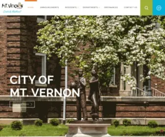 Mtvernon.com(City of Mt) Screenshot