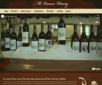 Mtvernonwinery.com(Welcome to Mt. Vernon Winery) Screenshot