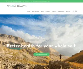 MTwholehealth.com(Naturopathic healthcare for the WHOLE family in Missoula) Screenshot