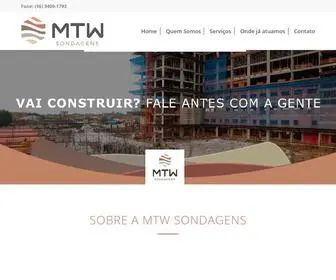 MTwsondagens.com.br(MTW Sondagens) Screenshot