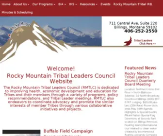 MTWYTLC.com(MT-WY Triballeaders Council) Screenshot