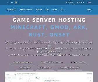 MTxserv.com(Create your own game server with mTxServ. Free trial 24H. Discover our server hosting services) Screenshot