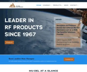 MU-Del.com(Mu-Del Electronics, LLC) Screenshot