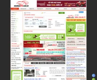Muabanoto.com.vn(Mua ban o to hai phong o to ha noi) Screenshot