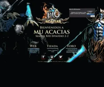 Muacacias.net(Mu Online Season 13) Screenshot