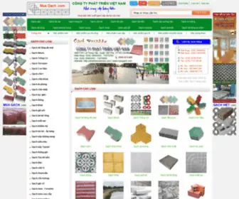 Muagach.com(CÔNG TY PHÁT TRIỂN VIỆT NAM là nhà cung cấp hàng đầu về Gạch & Sàn Nhựa) Screenshot
