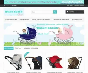 Muak-Muak.com(Fundas carritos Bebés) Screenshot