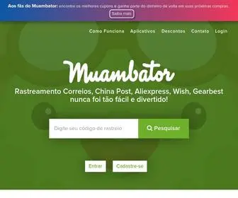 Muambator.com.br(Rastreamento Correios) Screenshot
