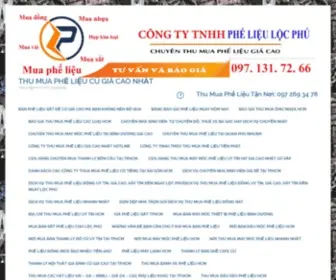 Muaphelieusg.com(THU MUA PHẾ LIỆU) Screenshot