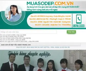 Muasodep.com.vn(Mua So Dep) Screenshot