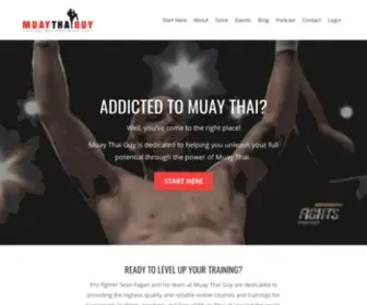 Muay-Thai-Guy.com(Muay Thai Guy) Screenshot