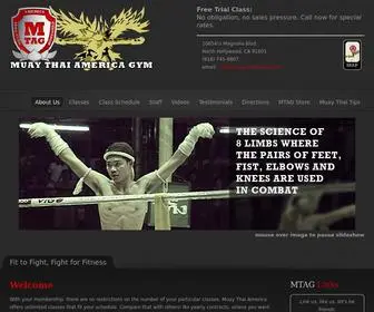 Muaythaiamerica.net(Muay Thai America) Screenshot