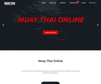 Muaythaiboxingonline.com(Muay Thai Online) Screenshot