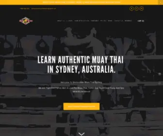 Muaythaiboxingsydney.com.au(Authentic Muay Thai Banksia) Screenshot