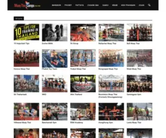 Muaythaicampsthailand.com(Muay Thai Camps in Thailand) Screenshot