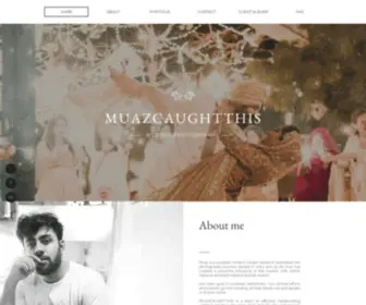 Muazcaughtthis.com(Islamabad Based Wedding Photographer) Screenshot