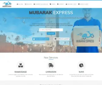 Mubarak-Express.ma(Mubarak Express) Screenshot